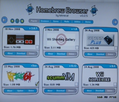 Homebrew Browser homebrew channel wii apps